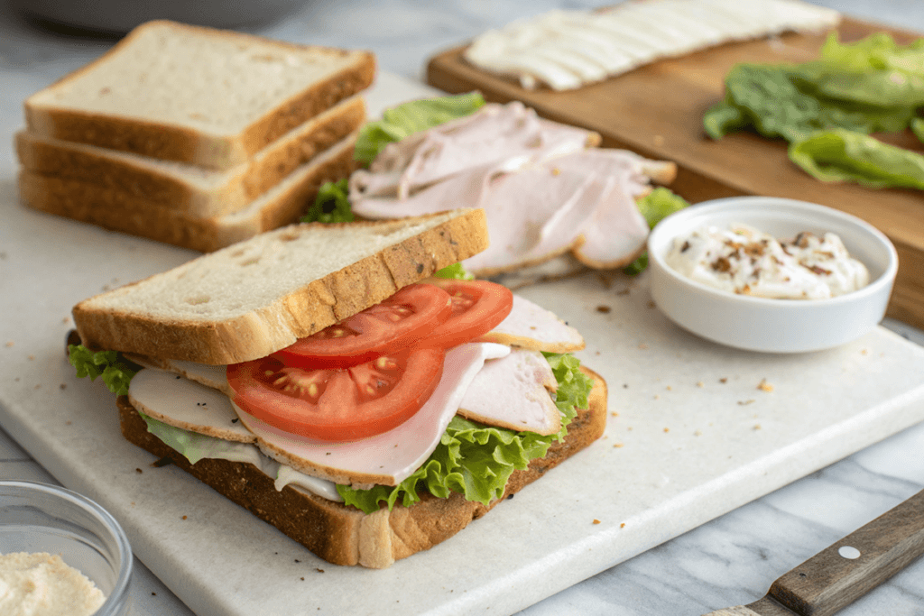 What Are the Two Types of Sandwiches? Preparing a closed sandwich.