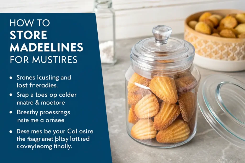 How to keep madeleines moist? Step-by-step guide on storing madeleines to keep them moist and fresh.