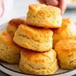 Biscuit recipe featuring golden, flaky homemade biscuits