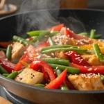 which fish is best for stir fry with cod, veggies, and sesame