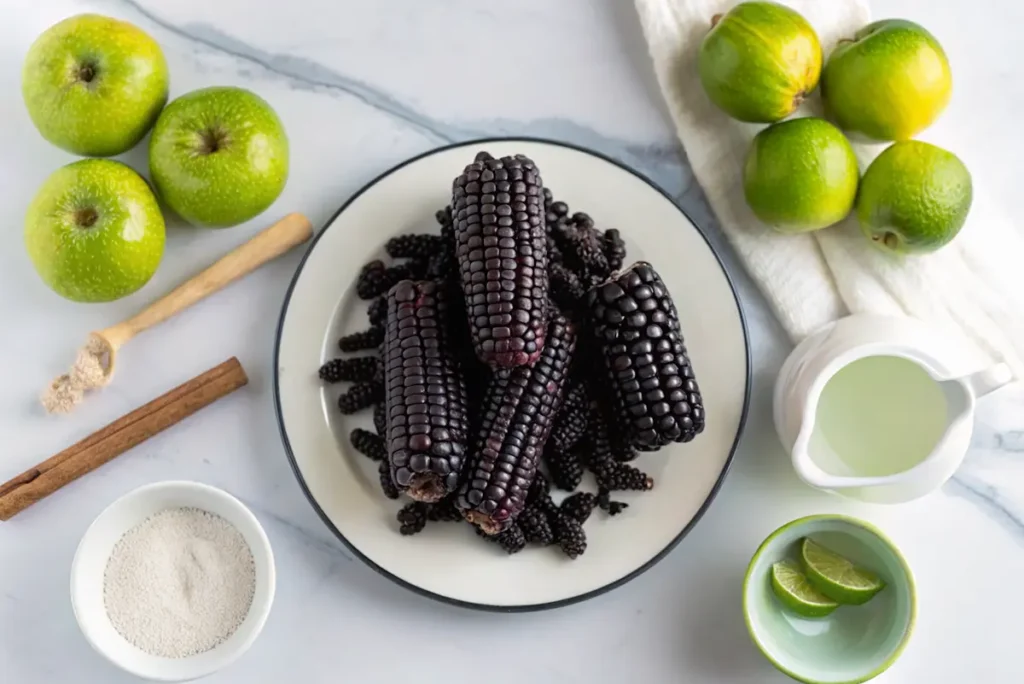 What is Chicha Morada – purple corn, limes, apples, cinnamon, and sugar