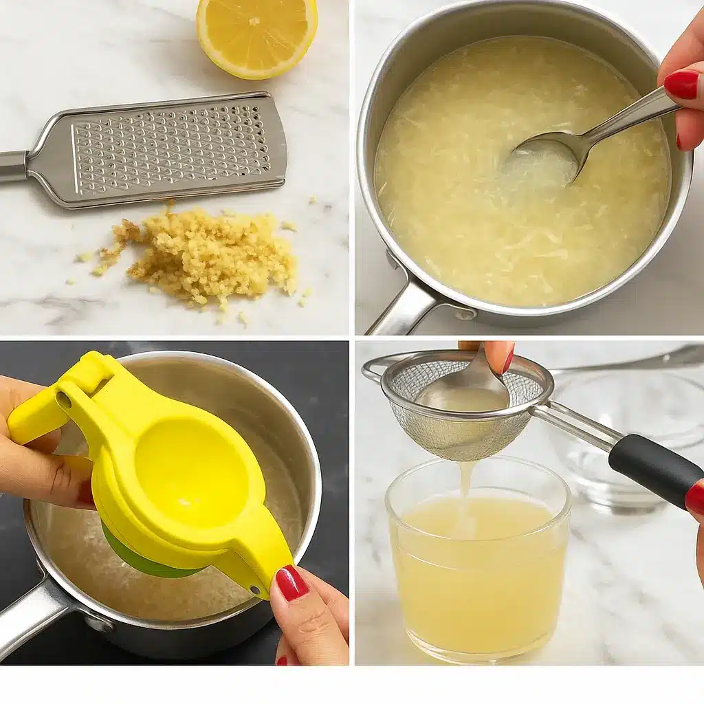 how to make ginger lemon fat-burning tea at home